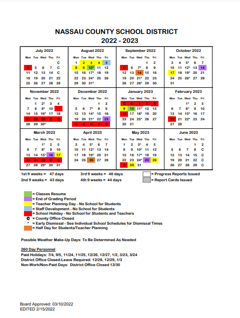  calendar